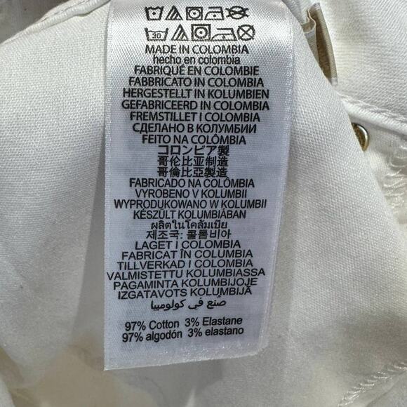 Michael Kors White Selma Skinny Jeans  22W - Picture 5 of 5